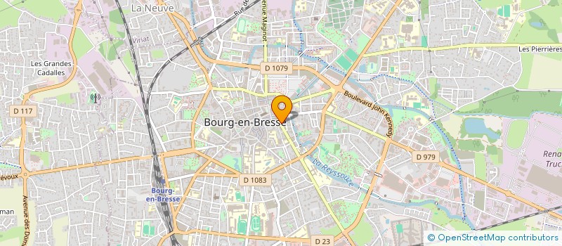 localisation de l'entreprise SYND COPROPRIET IMMEUBLE 11 13 BD BROU à BOURG-EN-BRESSE