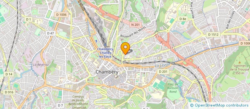 localisation de l'entreprise SYND COPROPRIET IMMEUBLE 66 FG NEZIN  CHAMBERY