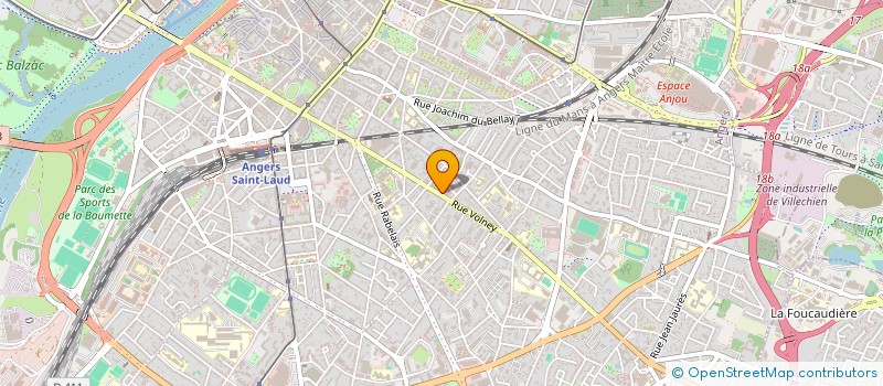 localisation de l'entreprise SYND COPROPRIET IMMEUBLE 75 R VOLNEY à ANGERS