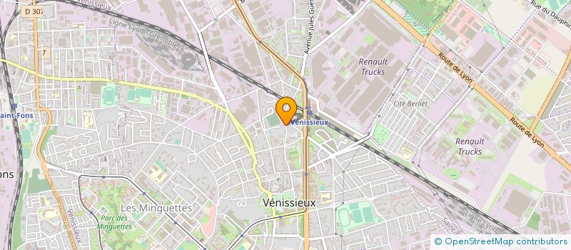 localisation de l'entreprise SYND COPROPRIET IMMEUBLE RAJON  VENISSIEUX