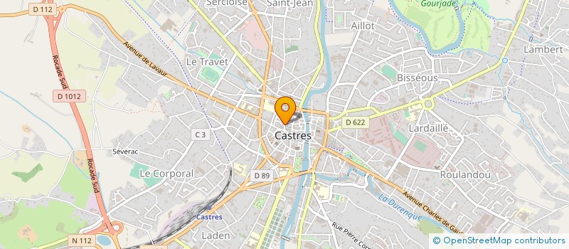 localisation de l'entreprise SYND COPROPRIET IMMEUBLE TOLOSANE  CASTRES