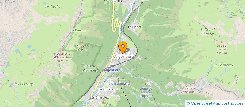 localisation de l'entreprise SYND COPROPRIET L'ANDROSACE  CHAMONIX-MONT-BLANC