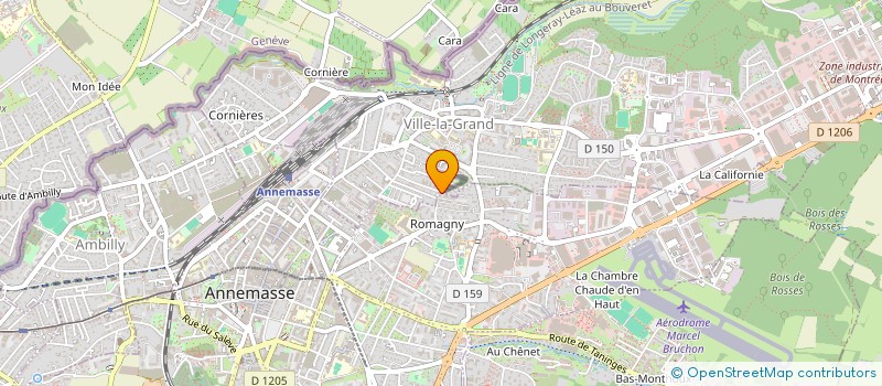 localisation de l'entreprise SYND COPROPRIET L'EMERAUDE  ANNEMASSE