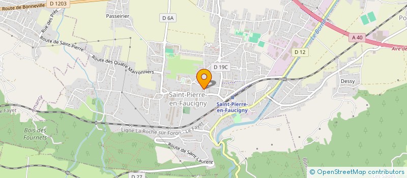 localisation de l'entreprise SYND COPROPRIET LA DILIGENCE  LA ROCHE SUR FORON