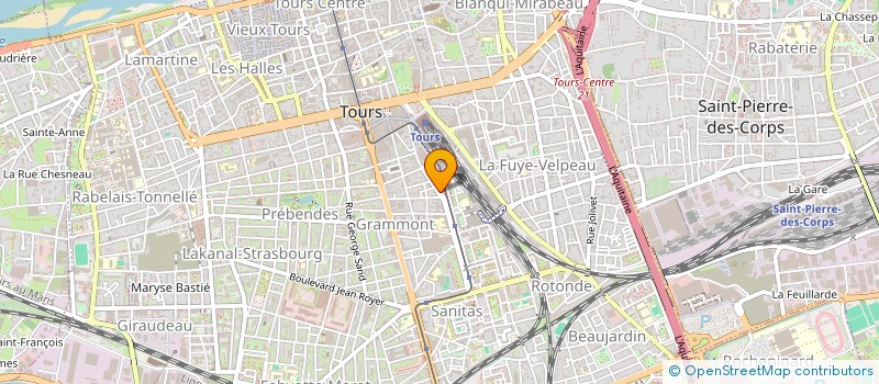 localisation de l'entreprise SYND COPROPRIET  LA PETITE BOURDAISIERE  TOURS