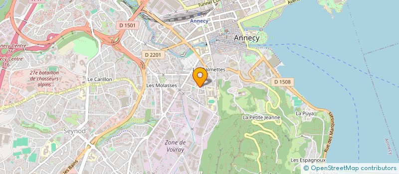 localisation de l'entreprise SYND COPROPRIET LA PRAIRIE  ANNECY