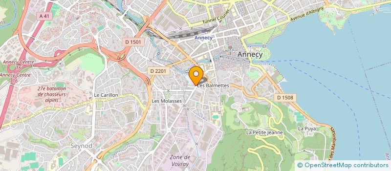 localisation de l'entreprise SYND COPROPRIET LA ROCADE  ANNECY