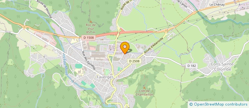 localisation de l'entreprise SYND COPROPRIET LA SAMBUY  FAVERGES-SEYTHENEX