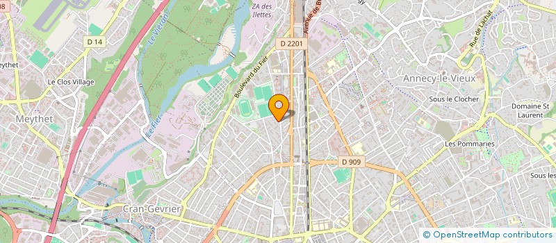 localisation de l'entreprise SYND COPROPRIET LE BELVEDERE  ANNECY