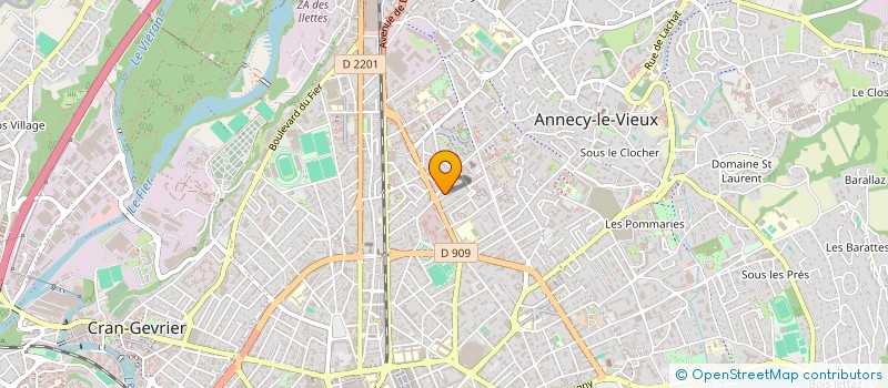 localisation de l'entreprise SYND COPROPRIET LE BON AIR  ANNECY