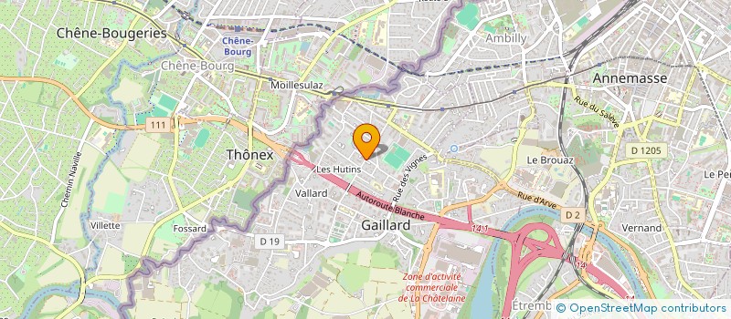 localisation de l'entreprise SYND COPROPRIET LE CHINON  GAILLARD