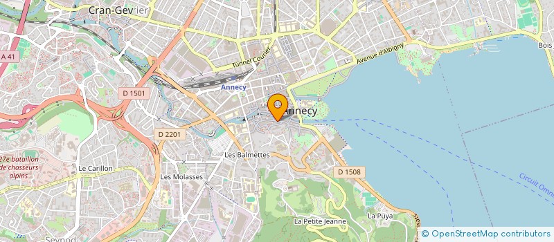 localisation de l'entreprise SYND COPROPRIET LE CLOS ROMAND  ANNECY