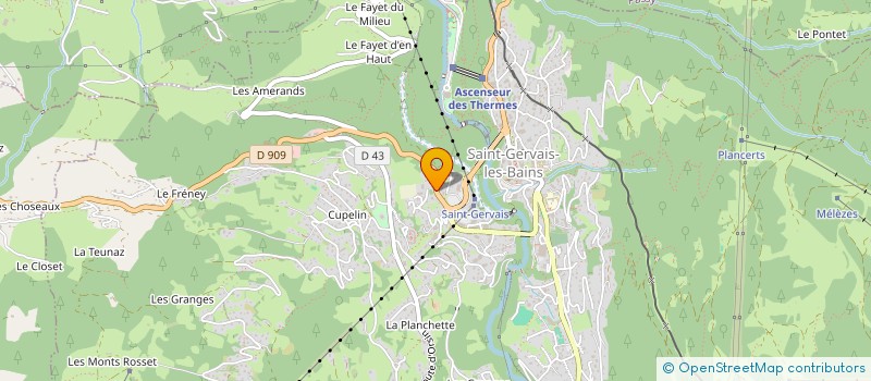 localisation de l'entreprise SYND COPROPRIET LE COVAGNET  SAINT-GERVAIS-LES-BAINS