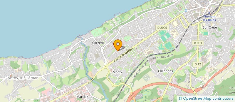 localisation de l'entreprise SYND COPROPRIET LE FLOREAL B  THONON-LES-BAINS