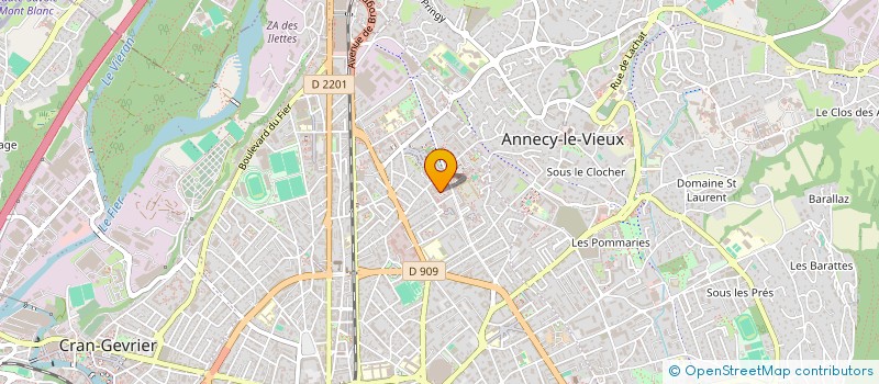 localisation de l'entreprise SYND COPROPRIET LE FRONTENEX  ANNECY