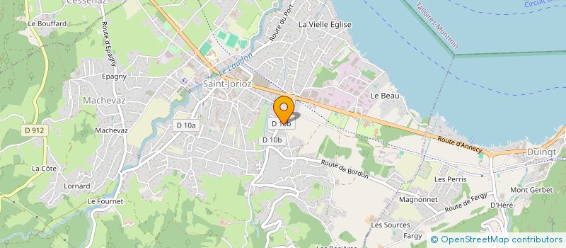 localisation de l'entreprise SYND COPROPRIET LE HAMEAU DU VERGER  SAINT-JORIOZ