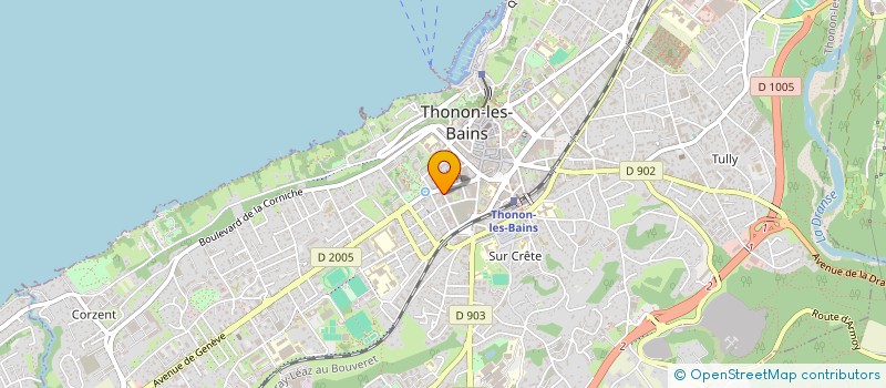 localisation de l'entreprise SYND COPROPRIET LE JORAN à THONON-LES-BAINS