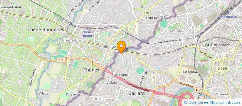 localisation de l'entreprise SYND COPROPRIET LE MAZARIN  GAILLARD