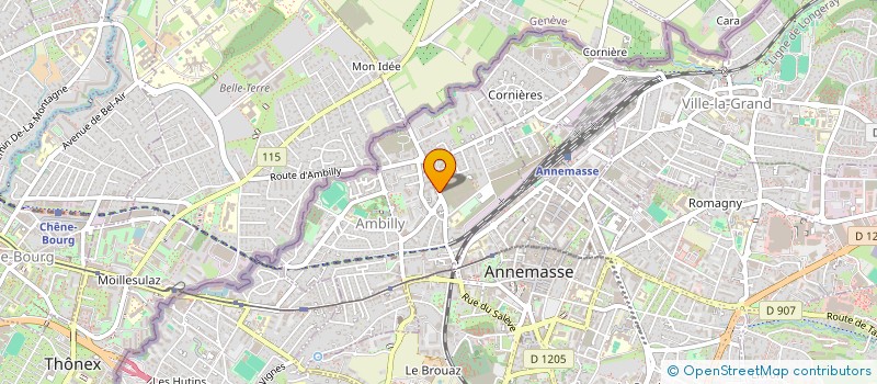 localisation de l'entreprise SYND COPROPRIET LE PALOMA  ANNEMASSE