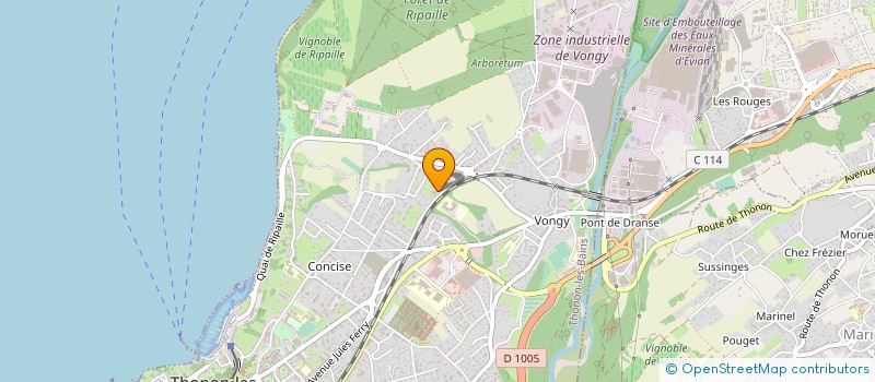 localisation de l'entreprise SYND COPROPRIET LE PROVENCE à THONON-LES-BAINS