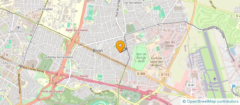 localisation de l'entreprise SYND COPROPRIET LE RAFOUR I  BRON