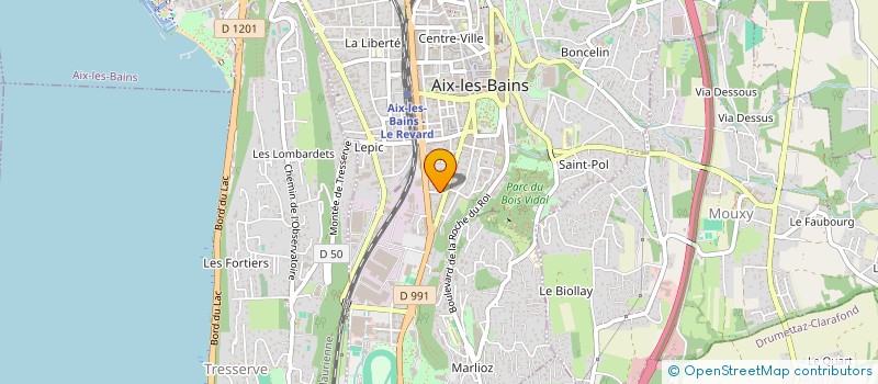 localisation de l'entreprise SYND COPROPRIET LE SAINT HUBERT  AIX-LES-BAINS
