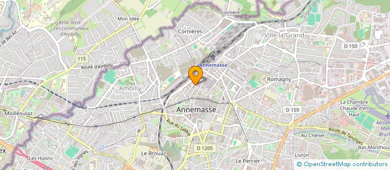 localisation de l'entreprise SYND COPROPRIET LE TRIOLET  ANNEMASSE