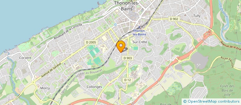 localisation de l'entreprise SYND COPROPRIET LE VINCI à THONON-LES-BAINS