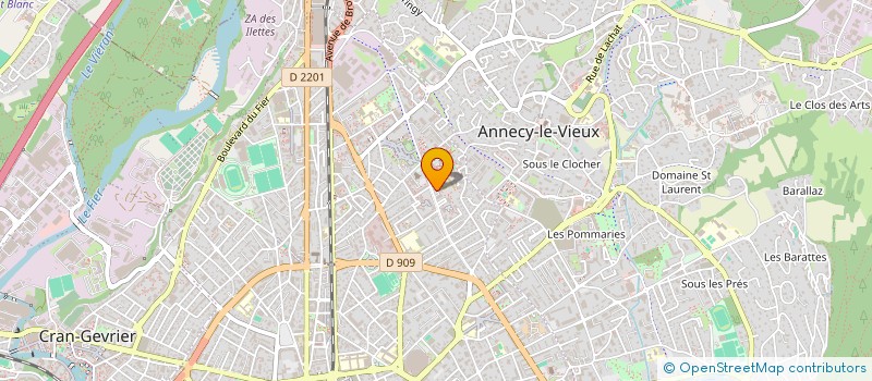 localisation de l'entreprise SYND COPROPRIET LES AIRELLES  ANNECY