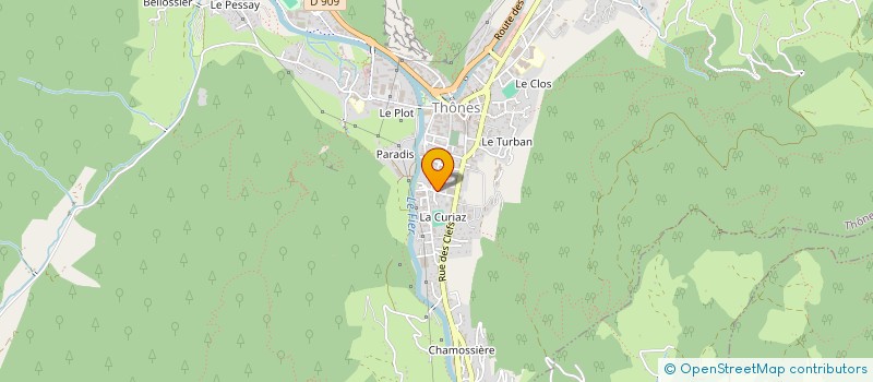 localisation de l'entreprise SYND COPROPRIET LES CAMPANES  THONES