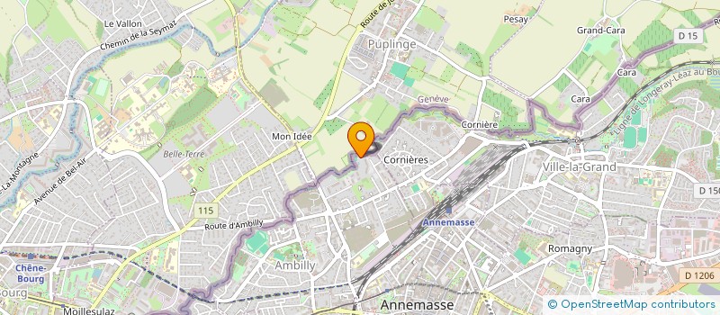 localisation de l'entreprise SYND COPROPRIET LES CARYATIDES  AMBILLY