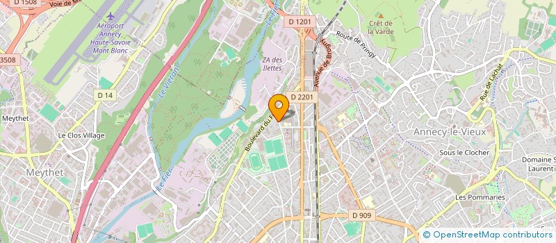 localisation de l'entreprise SYND COPROPRIET LES DAUPHINS  ANNECY