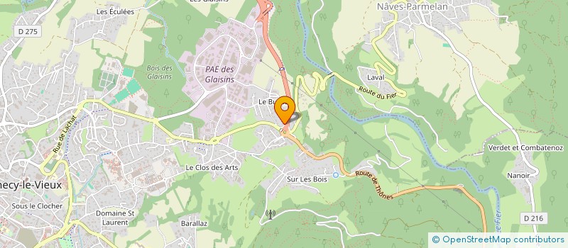 localisation de l'entreprise SYND COPROPRIET LES ELFES  ANNECY