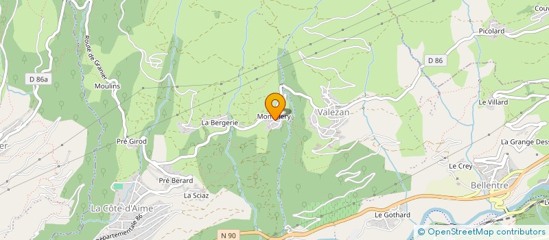 localisation de l'entreprise SYND COPROPRIET LES PLAISANCES  AIME-LA-PLAGNE