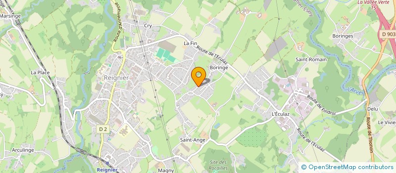 localisation de l'entreprise SYND COPROPRIET LES PRIMEVERES à REIGNIER-ESERY