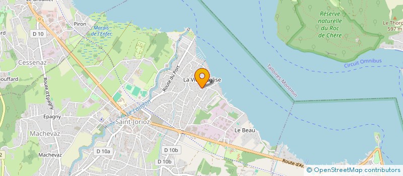 localisation de l'entreprise SYND COPROPRIET LES ROSES  SAINT-JORIOZ