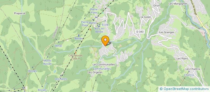 localisation de l'entreprise SYND COPROPRIET LES TETRAS  SAINT GERVAIS LES BAINS