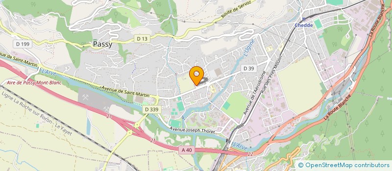 localisation de l'entreprise SYND COPROPRIET LES THUYAS  PASSY