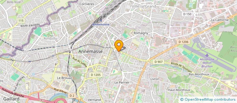 localisation de l'entreprise SYND COPROPRIET LES VALLEES  ANNEMASSE