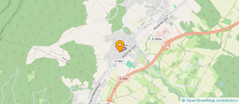 localisation de l'entreprise SYND COPROPRIET LES VERGERS DE LOGRAS à PERON