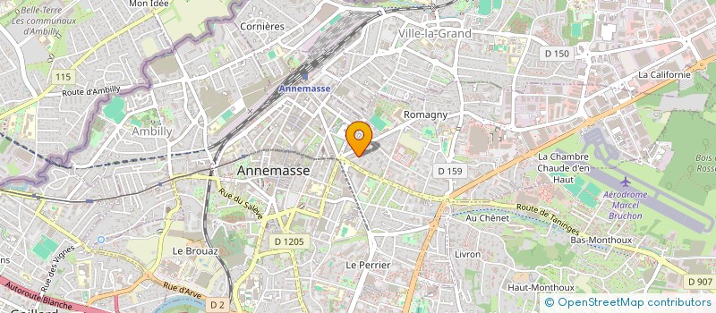 localisation de l'entreprise SYND COPROPRIET MAISON LEEMANN  ANNEMASSE