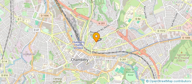 localisation de l'entreprise SYND COPROPRIET MERANDE  CHAMBERY