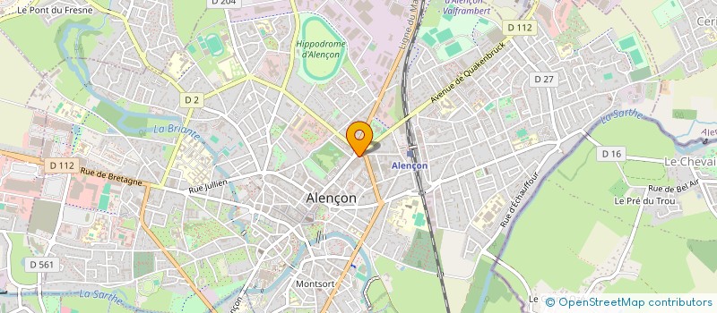 localisation de l'entreprise SYND COPROPRIET RES 10 A 20 PL DE GAULLE à ALENCON
