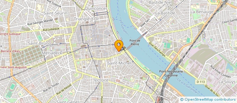 localisation de l'entreprise SYND COPROPRIET RES 3 RUE DU SOLEIL  BORDEAUX