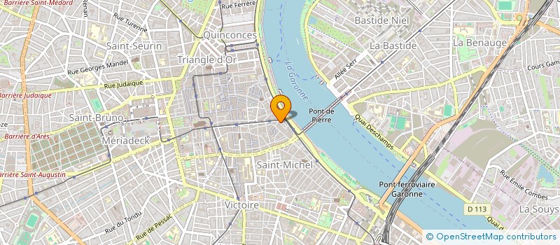 localisation de l'entreprise SYND COPROPRIET RES 43 RUE AUSONE  BORDEAUX