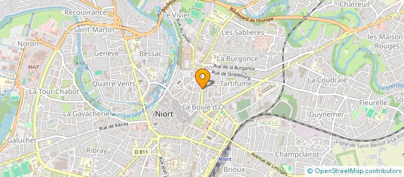 localisation de l'entreprise SYND COPROPRIET RESID ALSACE LORRAINE  NIORT