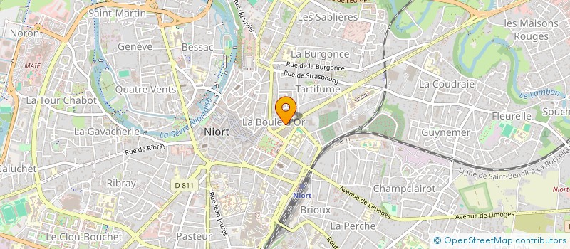 localisation de l'entreprise SYND COPROPRIET RESID AVENUE DE PARIS  NIORT