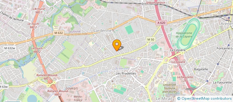 localisation de l'entreprise SYND COPROPRIET RESID LE CARRE VERT à TOULOUSE