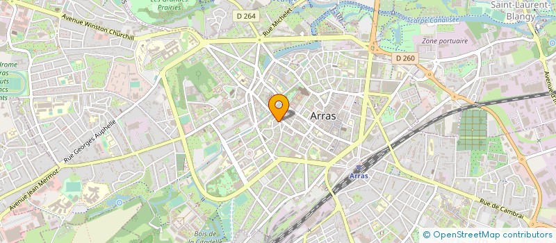 localisation de l'entreprise SYND COPROPRIET RESID RECOLLETS BOURSIER à ARRAS