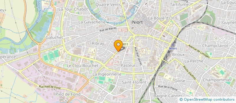 localisation de l'entreprise SYND COPROPRIET RESIDENCE ESPACE 6  NIORT